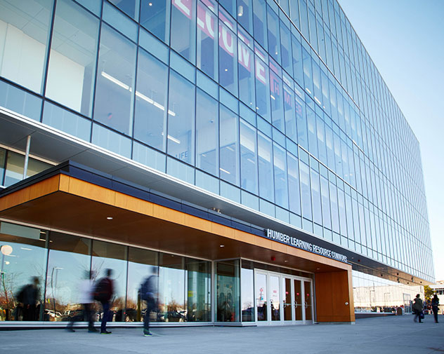 Exteior of the Humber Learning Resource Commons