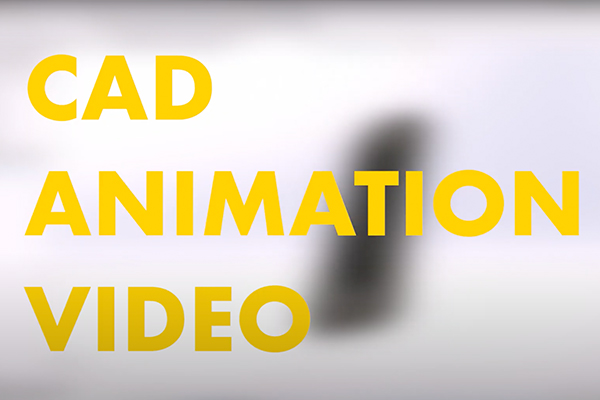 CAD animation video title screen