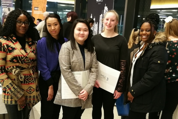 Students at the FAST Design Networking Event 2020