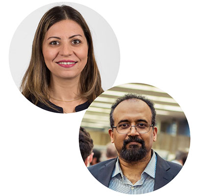 Dr. Maryam Dovoudpour and Dr. Dennis Kappen