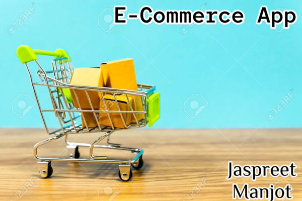 a full shopping cart, ecommerce app