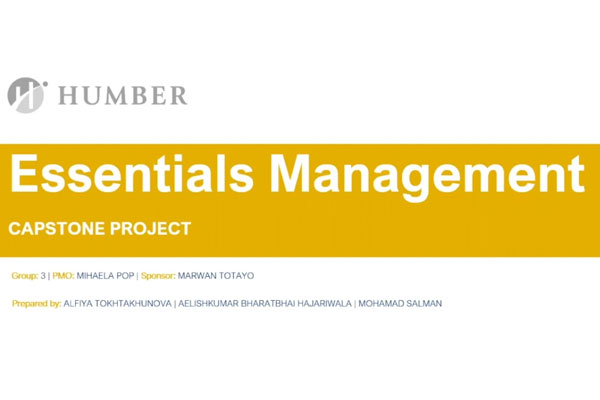 essentials management slide presentation