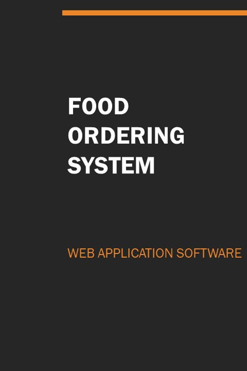 Food Ordering System: Web Application Software