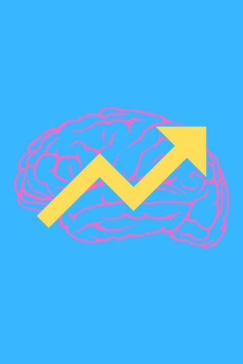 healup logo: illustrated outline of a brain with an upwards arrow in its centre