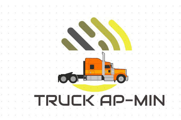 truck ap-min logo of cartoon cab truck