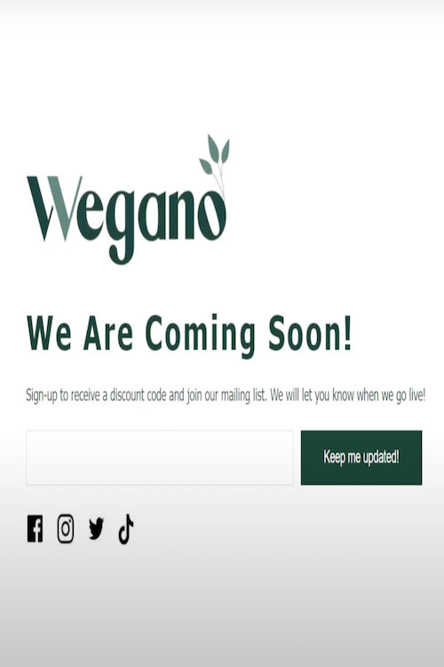 Wegano, we are coming soon!