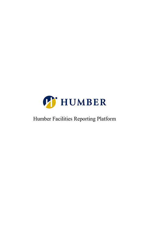 Poster for the project Humber Facilities Management reporting, alerting and tracking Platform