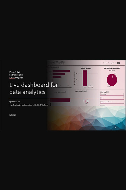 Poster for the project Live Data Dashboard
