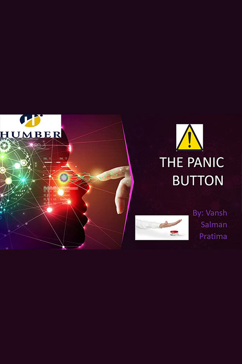 IoT based Panic Button Poster