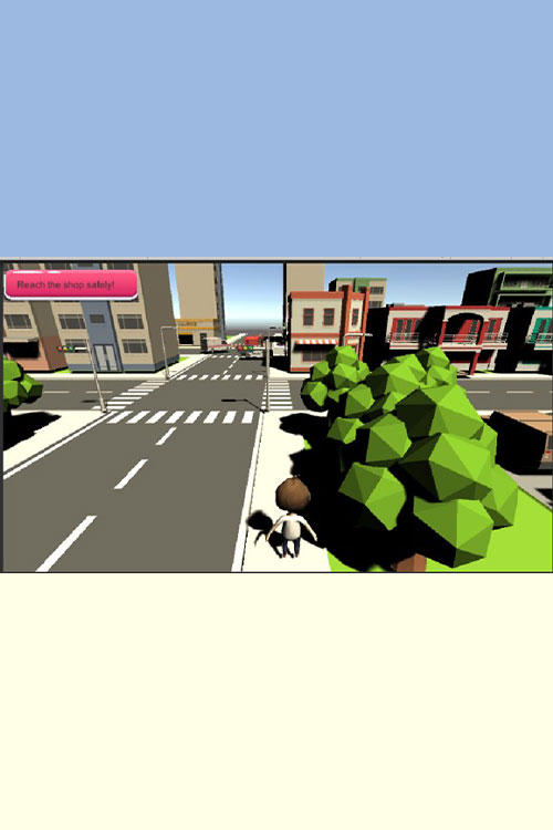 Poster for the project Traffic Safety Game