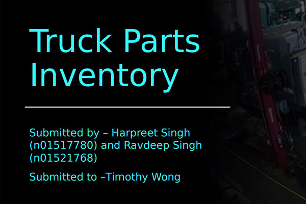 video of Trucks Part Inventory