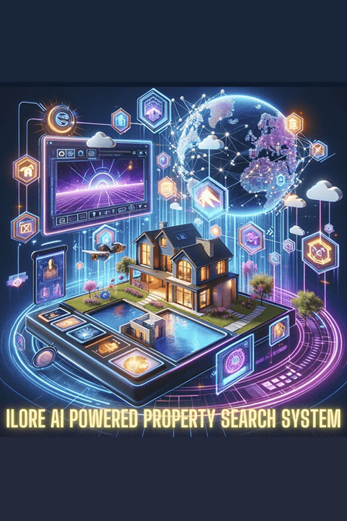 Ilore AI powered property search system poster