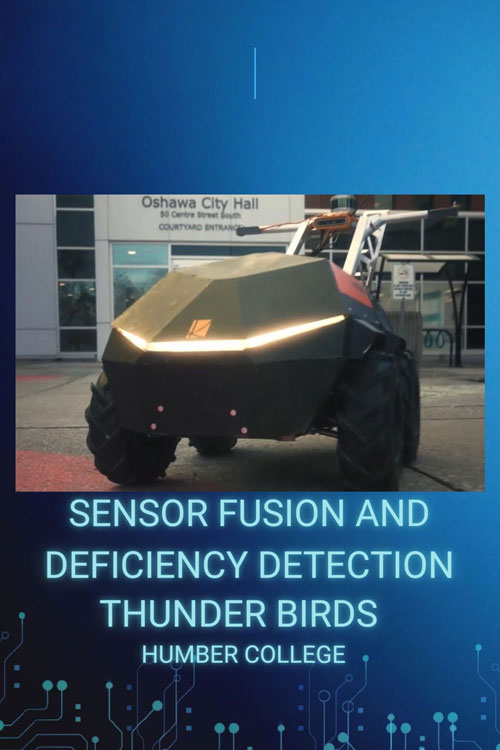 Sensor Fusion Techniques Applied to Deficiency Detection Project poster