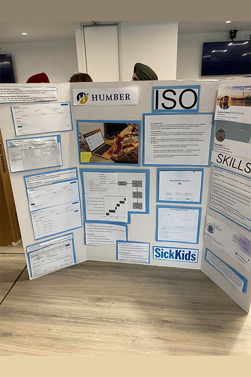 SCHEDULING APP: ISO Project poster