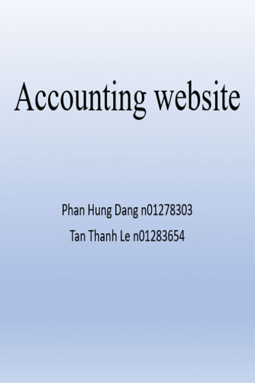 Accounting Poster