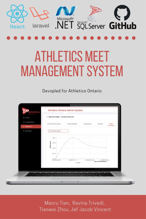 Athletics Meet Management System Poster