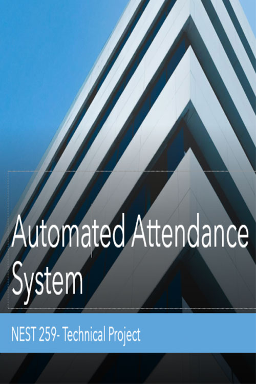 Automated Attendance System Poster