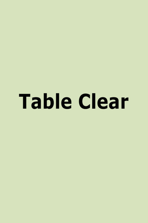 TableClear Poster