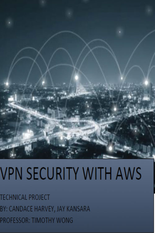 VPN Security with AWS poster