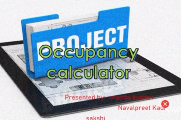 Occupancy Calculator video frame