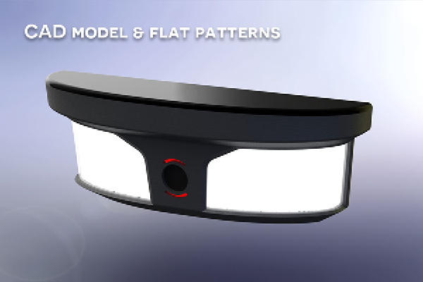 Vigilo CAD model & flat patterns