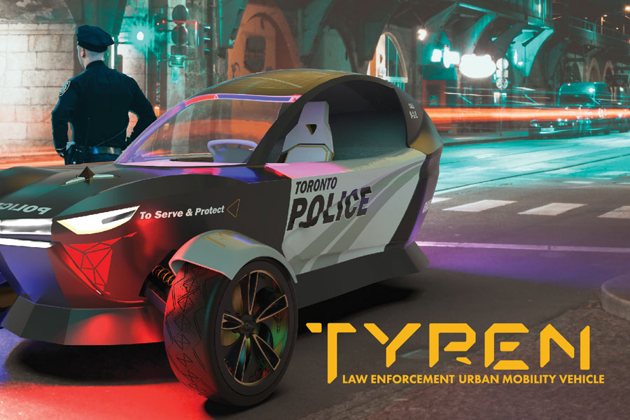 TYREN: law enforcement urban mobility vehicle