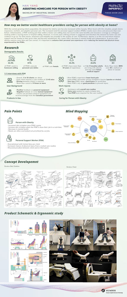 Poster showing the full design and development process of Stratus
